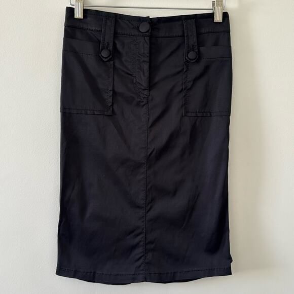 Emporio Armani Dresses & Skirts - Emporio Armani Vintage Y2K Black Pencil Skirt Mermaid Hem Size 2